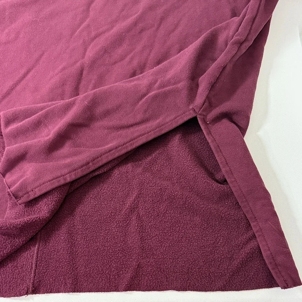 Nike Women's Burgundy V-Neck Sweatshirt